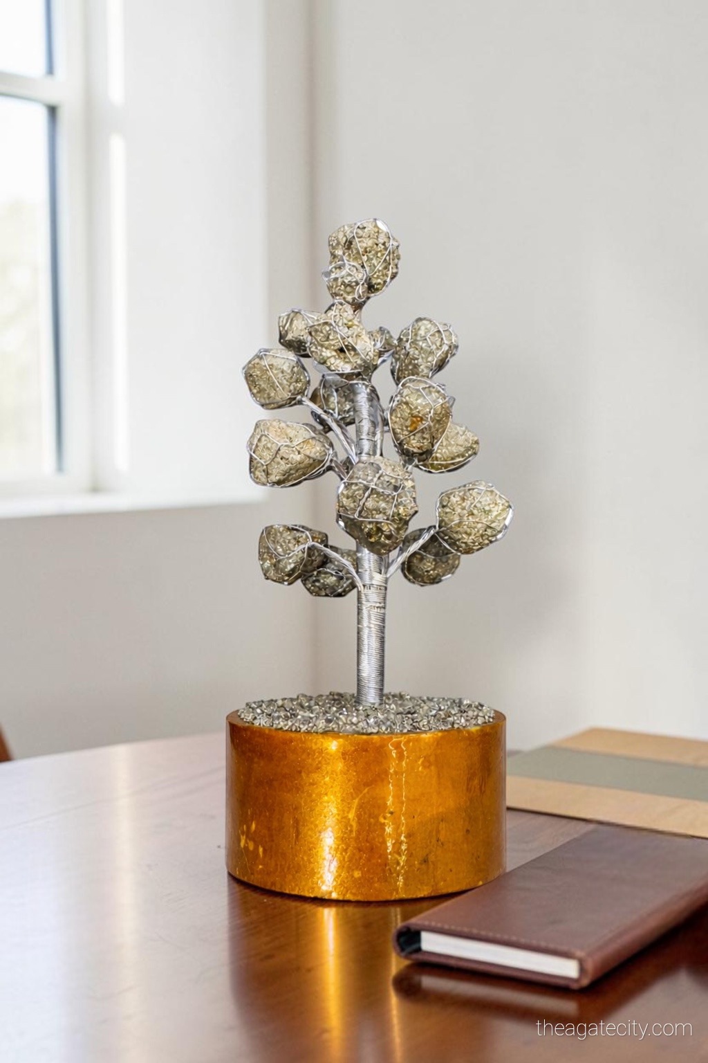 Raw Pyrite Tree | Pyrite Crystal Tree | Unique Gift  - 2