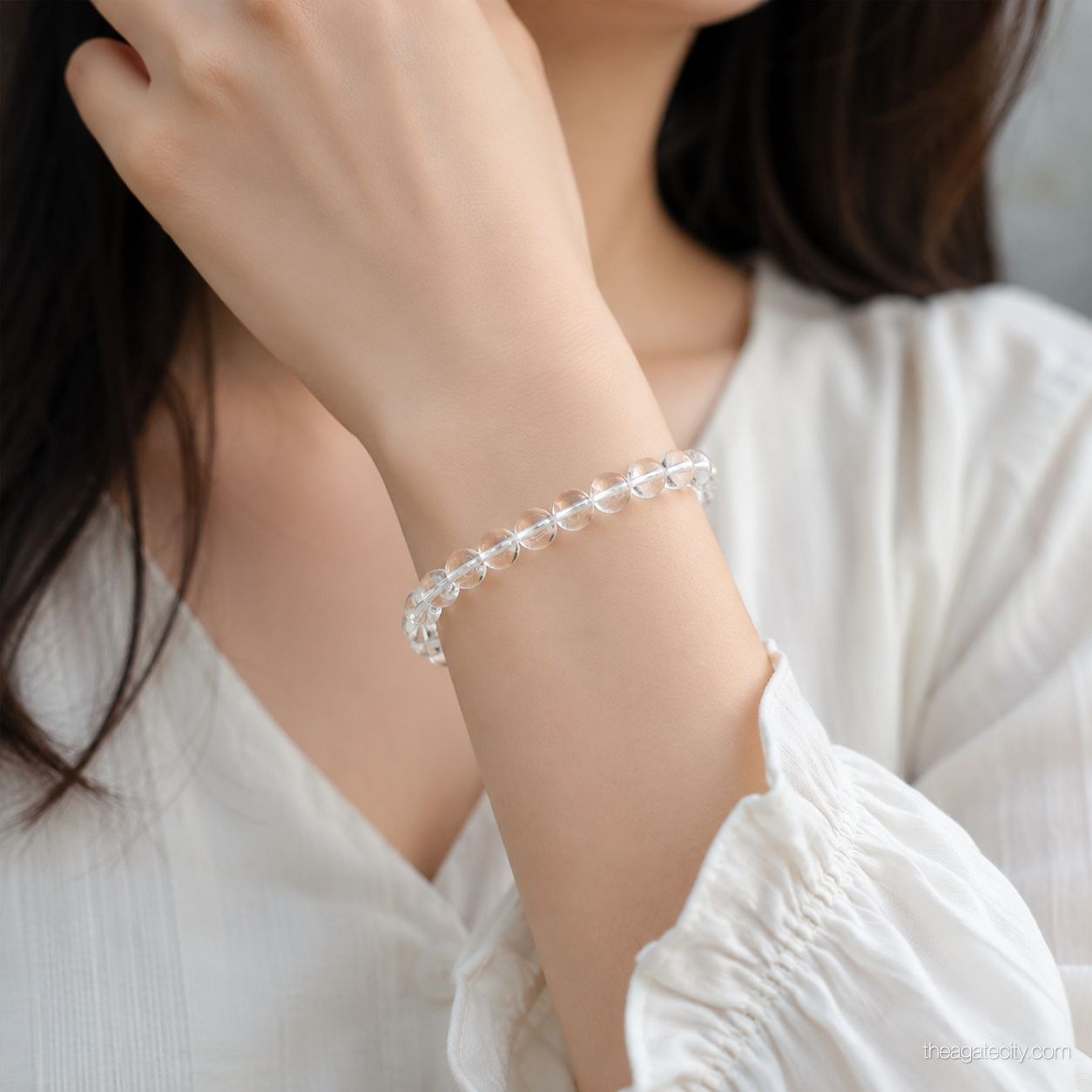 White Bracelete Transparent - 2