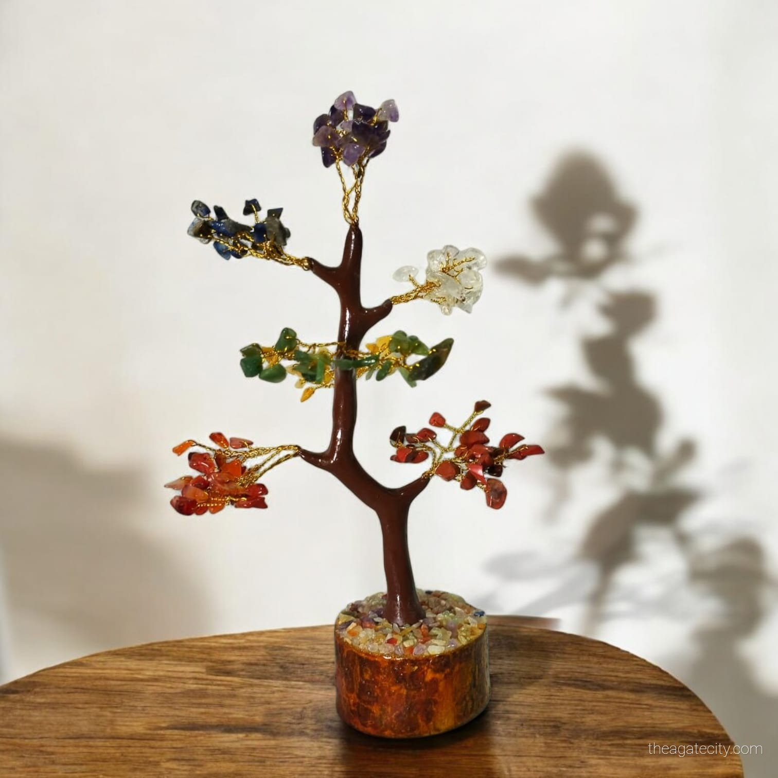 7 Chakra Stone Tree ( 300 Beads)  - 2