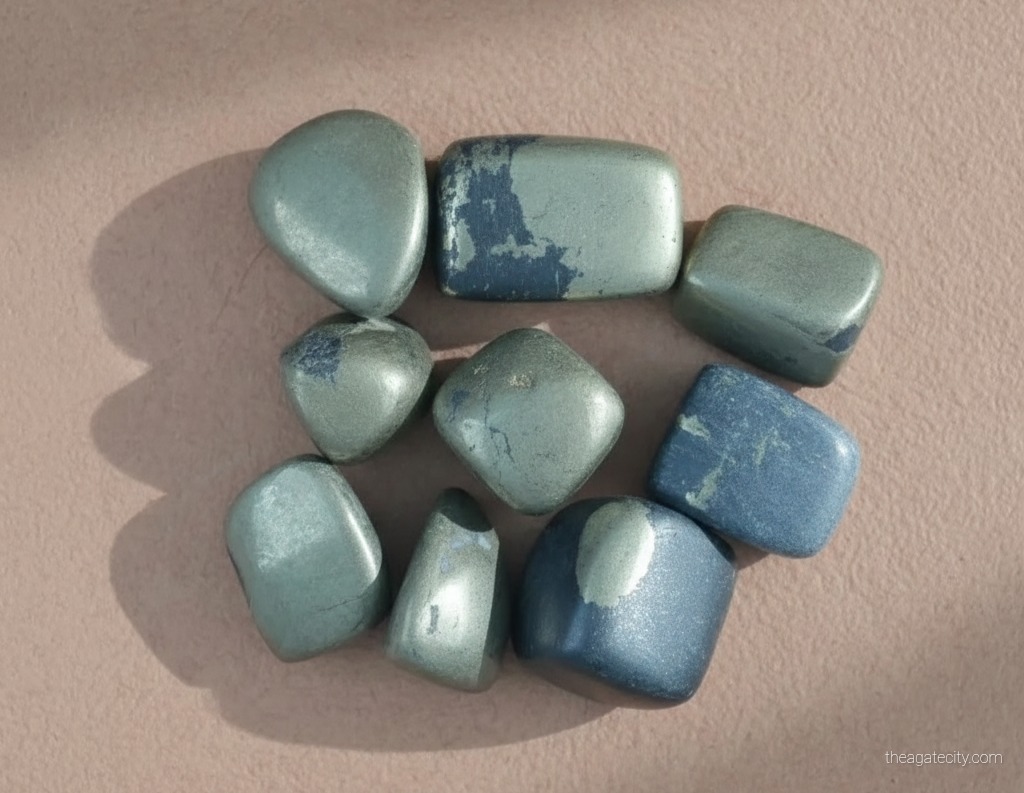 Natural Pyrite Tumble Stone  - 2