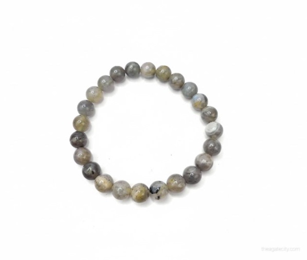 Natural Labradorite Stone 8Mm Size Bracelet - 1