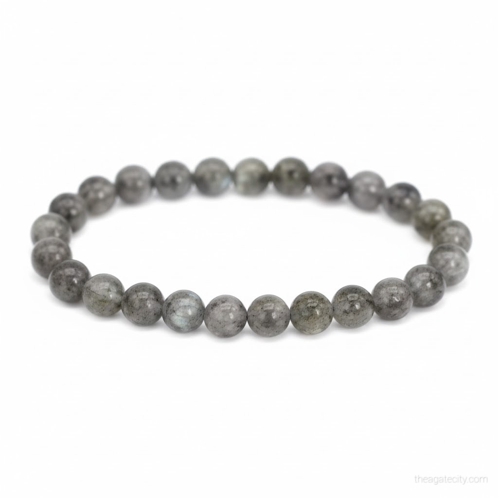Natural Labradorite Stone 8Mm Size Bracelet - 2
