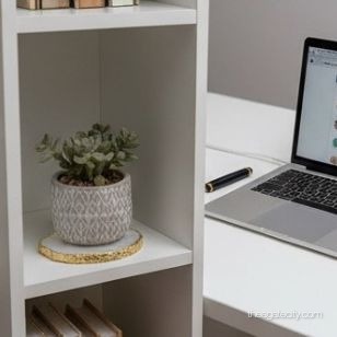 White Coster Set | Modern Home Decor | House Warming Gift - 2